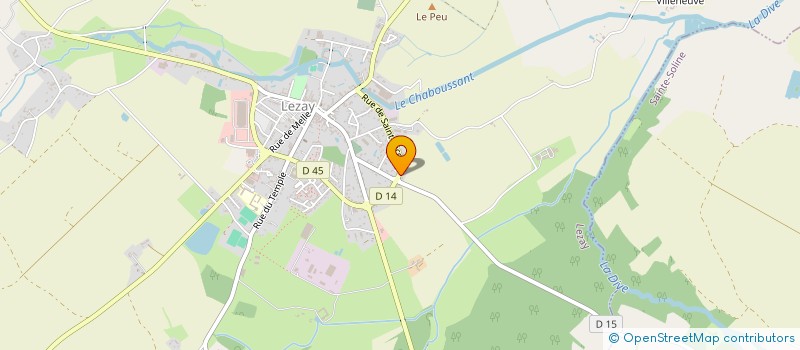 localisation de l'entreprise MADAME MIREILLE DUMONT  LEZAY