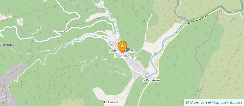 localisation de l'entreprise MADAME MIREILLE DURAND à SAINT-LAURENT-LE-MINIER