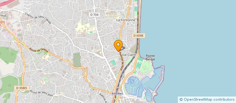 localisation de l'entreprise MADAME MIREILLE ELIAS  ANTIBES