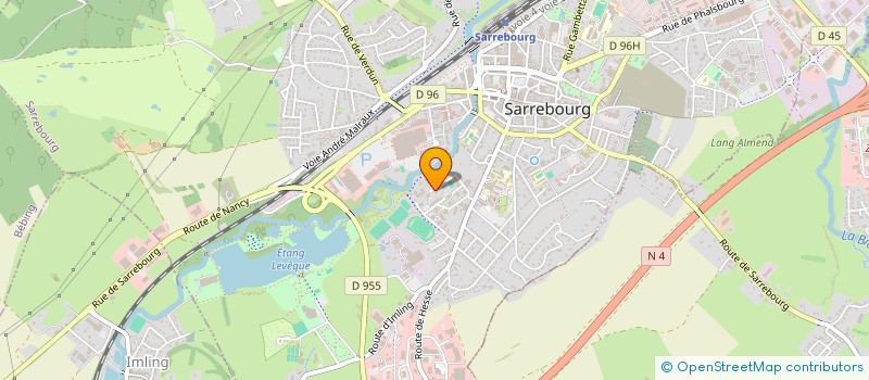 localisation de l'entreprise MADAME MIREILLE ENDT à SARREBOURG