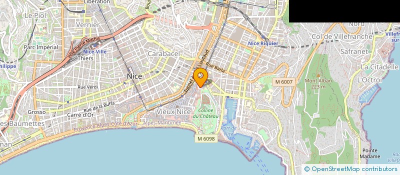 localisation de l'entreprise MADAME MIREILLE FACELLO à NICE
