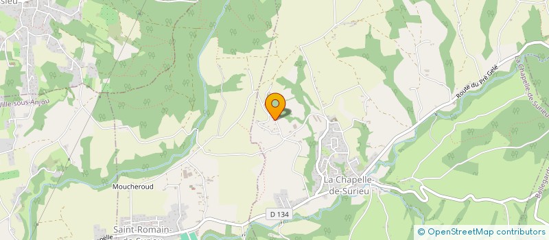 localisation de l'entreprise MADAME MIREILLE FARENEAU  LA CHAPELLE-DE-SURIEU