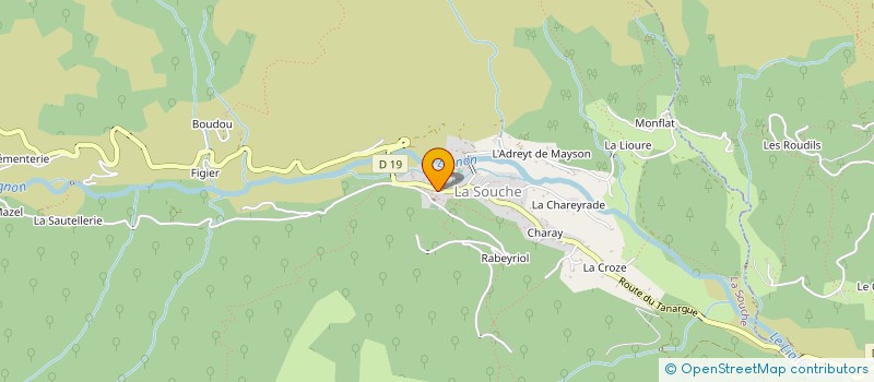 localisation de l'entreprise MADAME MIREILLE FARGER  LA SOUCHE