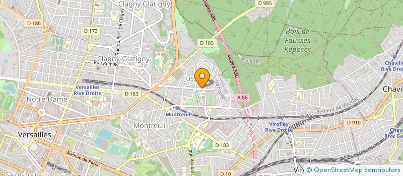 localisation de l'entreprise MADAME MIREILLE FARINEAU à VERSAILLES