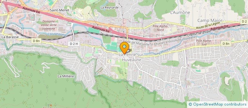 localisation de l'entreprise MADAME MIREILLE FASONE  LA PENNE-SUR-HUVEAUNE