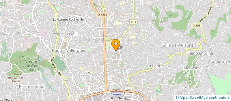 localisation de l'entreprise MADAME MIREILLE FAUN à CANNES