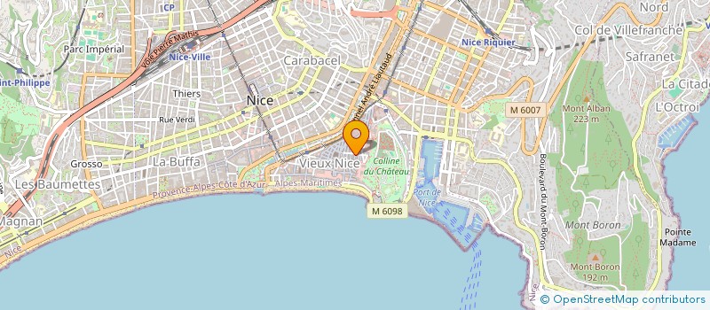 localisation de l'entreprise MADAME MIREILLE FAURE à NICE