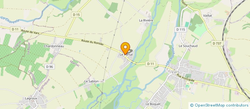 localisation de l'entreprise MADAME MIREILLE FELTAIN à VARS