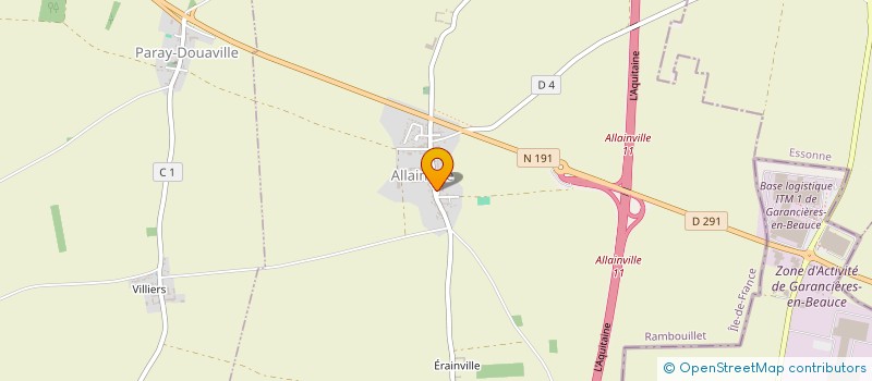 localisation de l'entreprise MADAME MIREILLE FENECH  ALLAINVILLE