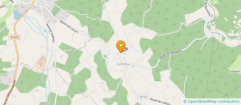 localisation de l'entreprise MADAME MIREILLE FIGEAC  GINDOU