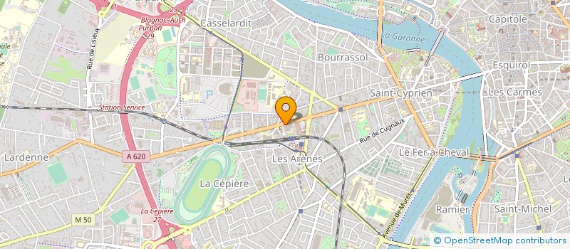 localisation de l'entreprise MADAME MIREILLE FLORE NLEND MBELFECK  TOULOUSE