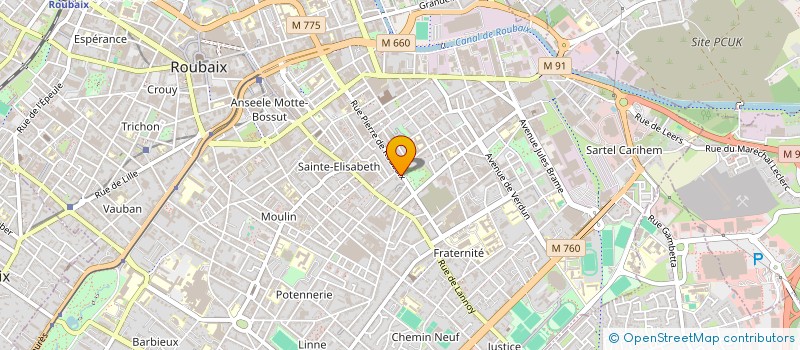 localisation de l'entreprise MADAME MIREILLE FONTAINE  ROUBAIX