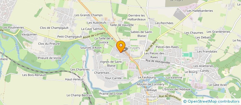 localisation de l'entreprise MADAME MIREILLE FONTAINE  TRUYES