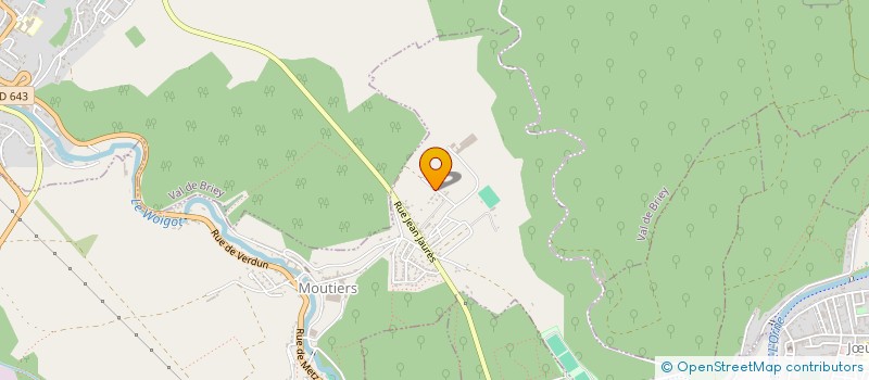 localisation de l'entreprise MADAME MIREILLE FONTANA à MOUTIERS
