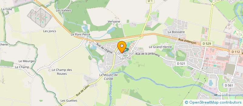 localisation de l'entreprise MADAME MIREILLE FOUET à CONDE-SUR-SARTHE