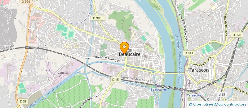 localisation de l'entreprise MADAME MIREILLE FOUGASSE  BEAUCAIRE