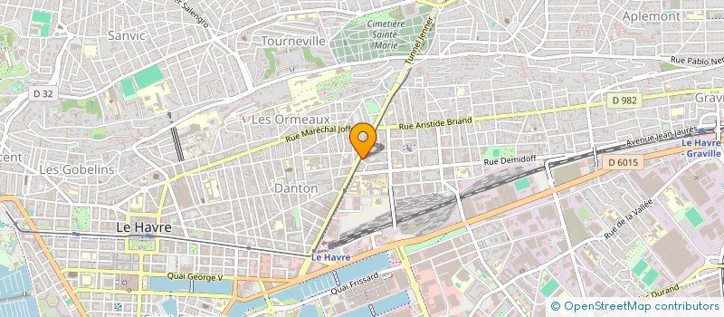 localisation de l'entreprise MADAME MIREILLE FOURCADE à LE HAVRE