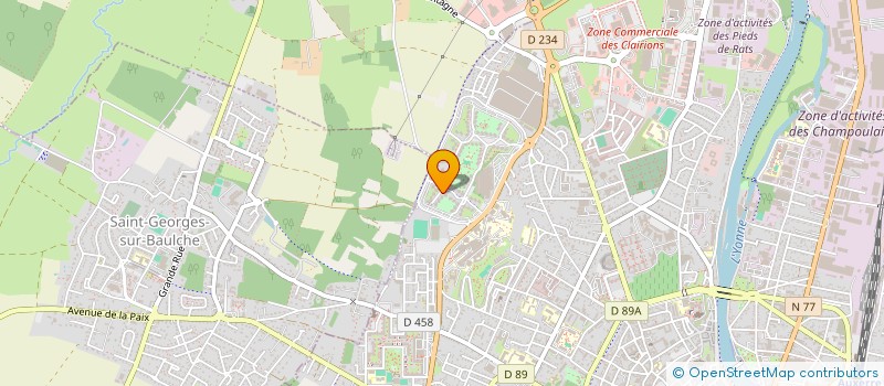 localisation de l'entreprise MADAME MIREILLE FRANC à AUXERRE