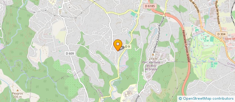 localisation de l'entreprise MADAME MIREILLE FRENDO-ROSSO  GRASSE