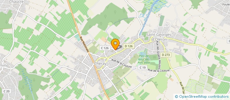 localisation de l'entreprise MADAME MIREILLE GAILLARD  SAINT-GEORGES-D'OLERON