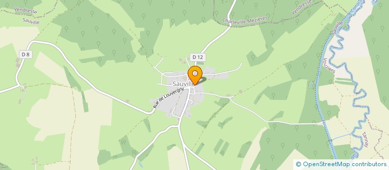 localisation de l'entreprise MADAME MIREILLE GALLAND  SAUVILLE