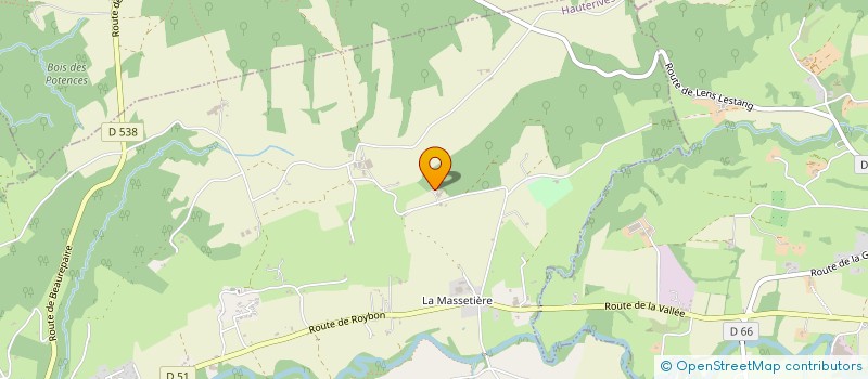 localisation de l'entreprise MADAME MIREILLE GALLAY  HAUTERIVES