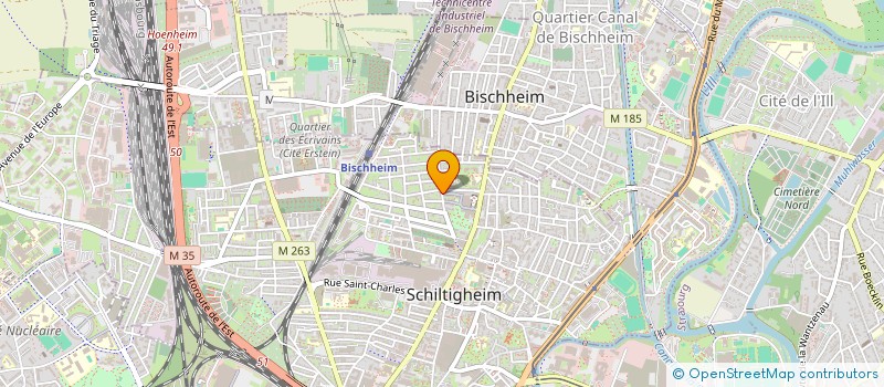 localisation de l'entreprise MADAME MIREILLE GARCIA à SCHILTIGHEIM