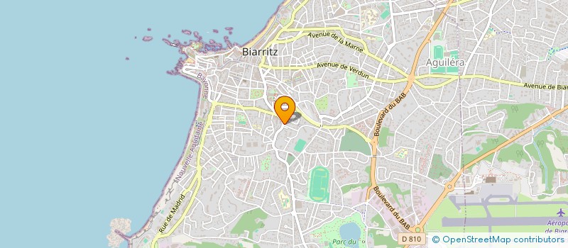localisation de l'entreprise MADAME MIREILLE GARDIE à BIARRITZ