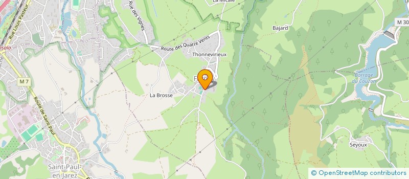localisation de l'entreprise MADAME MIREILLE GARNIER à FARNAY