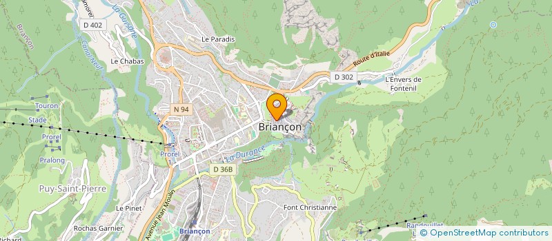 localisation de l'entreprise MADAME MIREILLE GASCHET à BRIANCON