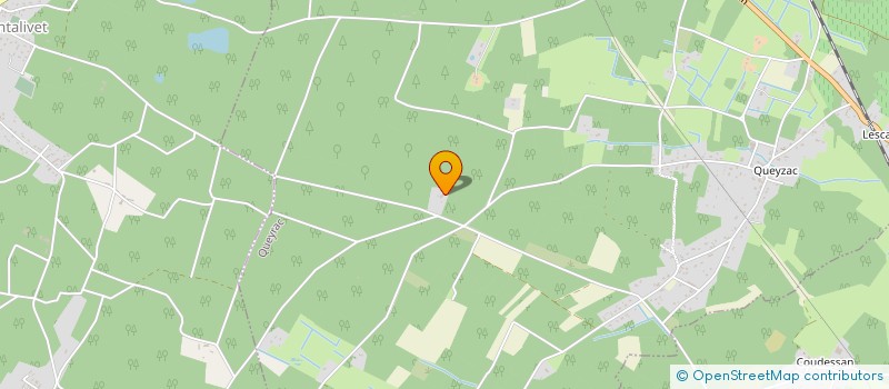 localisation de l'entreprise MADAME MIREILLE GAUTHIER  GAILLAN-EN-MEDOC