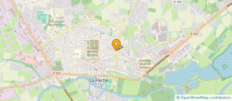 localisation de l'entreprise MADAME MIREILLE GAUTIER à LA FLECHE