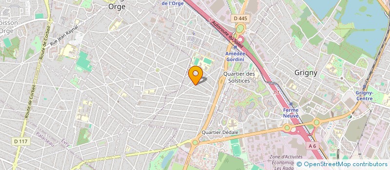 localisation de l'entreprise MADAME MIREILLE GICQUEL  VIRY-CHATILLON