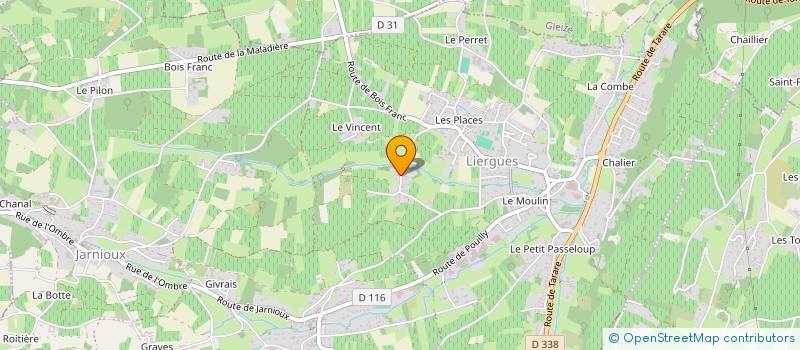 localisation de l'entreprise MADAME MIREILLE GILARDINO à PORTE-DES-PIERRES-DOREES