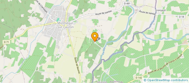 localisation de l'entreprise MADAME MIREILLE GILLES  MONTSEGUR-SUR-LAUZON