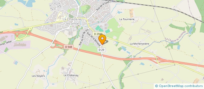localisation de l'entreprise MADAME MIREILLE GIRE à LA CHAIZE-LE-VICOMTE