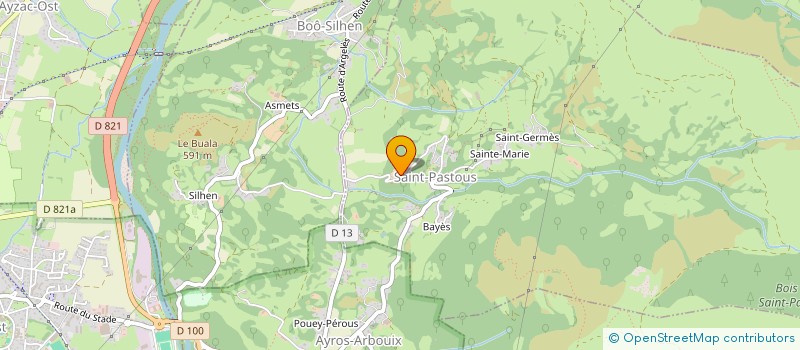 localisation de l'entreprise MADAME MIREILLE GLERE  AYROS-ARBOUIX