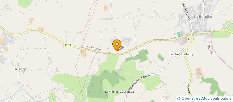localisation de l'entreprise MADAME MIREILLE GOUINGUENET à LA BOUILLIE