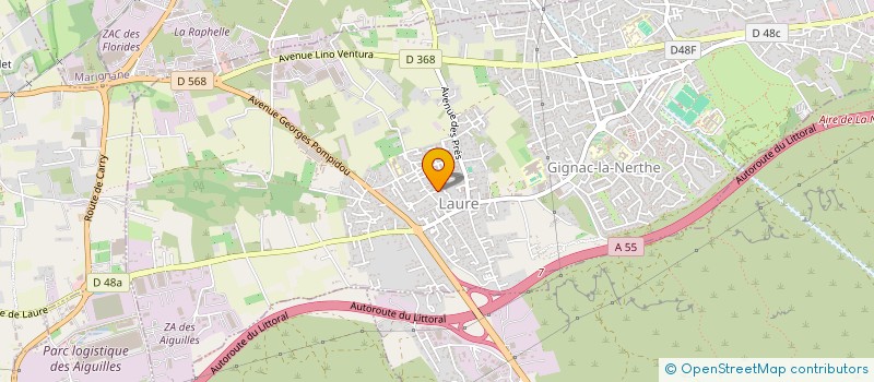 localisation de l'entreprise MADAME MIREILLE GOUIRAN à GIGNAC-LA-NERTHE