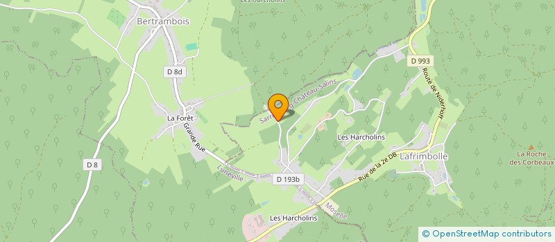 localisation de l'entreprise MADAME MIREILLE GRANDCLAUDE  LAFRIMBOLLE