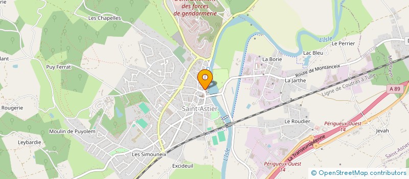 localisation de l'entreprise MADAME MIREILLE GRIMALDOS à SAINT-ASTIER