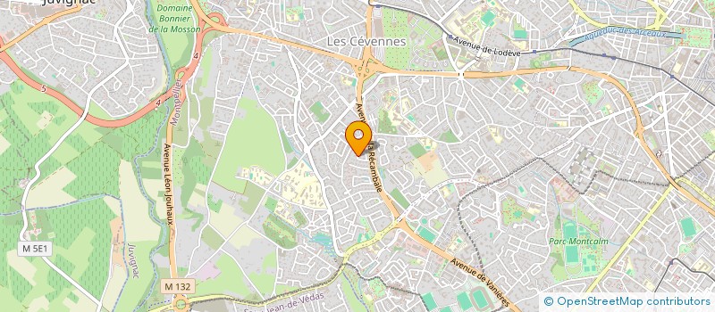 localisation de l'entreprise MADAME MIREILLE GROS à MONTPELLIER