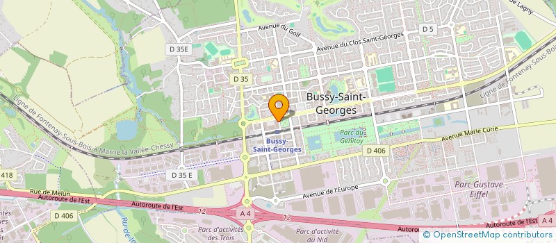 localisation de l'entreprise MADAME MIREILLE GUEDOU  BUSSY-SAINT-GEORGES