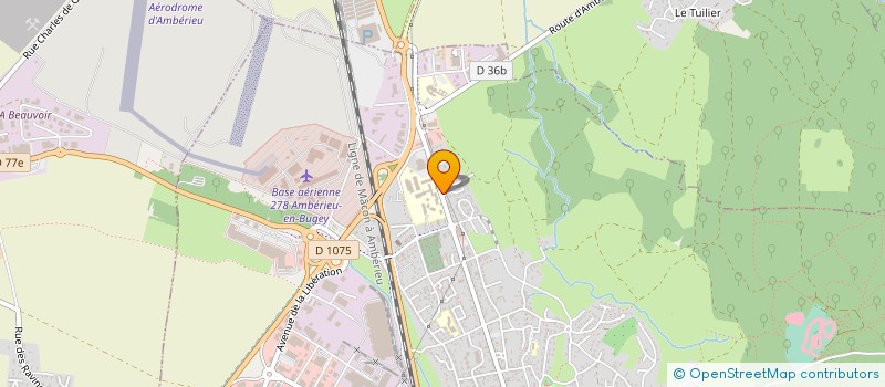 localisation de l'entreprise MADAME MIREILLE GUEST  AMBERIEU-EN-BUGEY