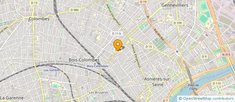 localisation de l'entreprise MADAME MIREILLE GUICHAOUA à ASNIERES-SUR-SEINE