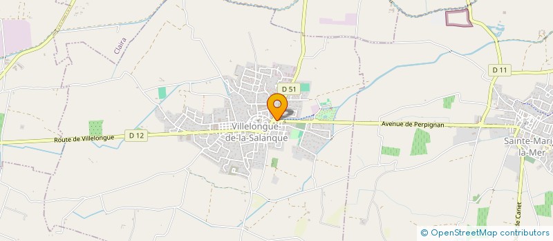 localisation de l'entreprise MADAME MIREILLE HENIUS  VILLELONGUE-DE-LA-SALANQUE