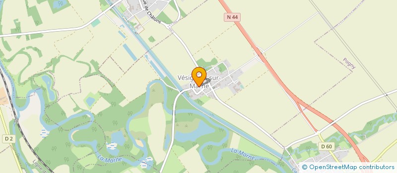 localisation de l'entreprise MADAME MIREILLE HENRY  VESIGNEUL-SUR-MARNE