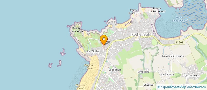 localisation de l'entreprise MADAME MIREILLE HERPEUX  SAINT-MALO