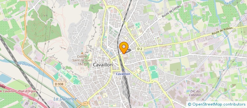 localisation de l'entreprise MADAME MIREILLE HIEGEL  CAVAILLON