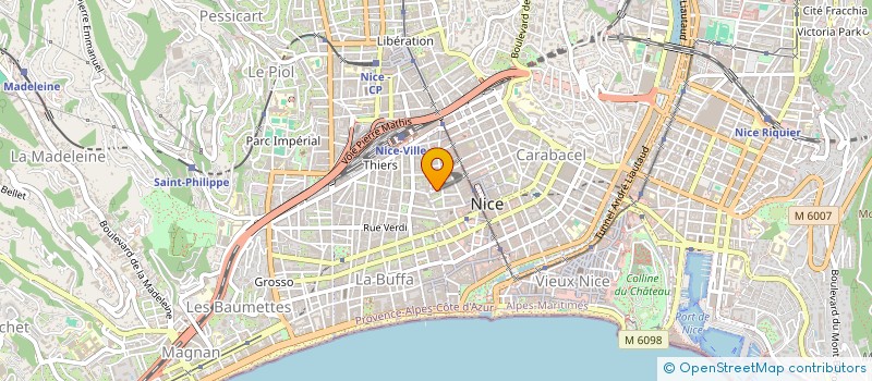 localisation de l'entreprise MADAME MIREILLE HILGENBERG à NICE
